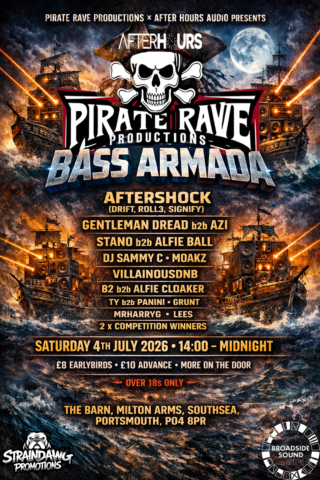 PIRATE RAVE PRODUCTIONS BASS ARMADA